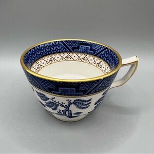 Vintage Booths Real Old Willow Blue Demitasse Cup Teacup